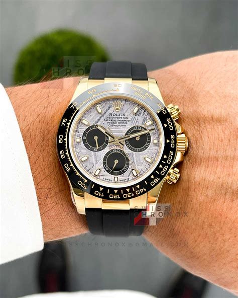 rolex daytona meteorite replica|rolex daytona meteorite yellow gold.